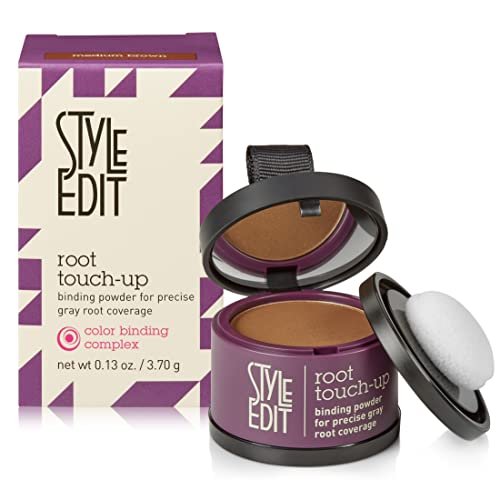 Style Edit Root Touch Up Powder - Medium Brown: Instant Coverage!